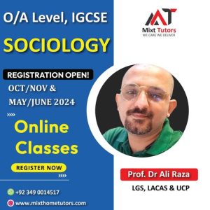 Dr. Ali Raza for Sociology