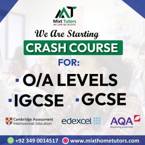 IGCSE, OA Level Crash Course