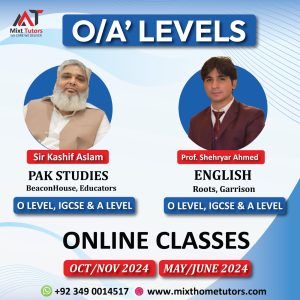 OA Level English Pak Studies